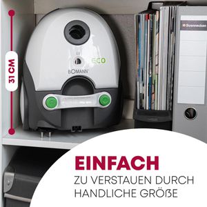 Produktbild für Staubsauger Bomann BS 9019 CB N, weiß-grau