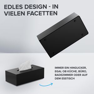 Produktbild für Taschentuchbox ovimar Gronnoya 81003881, aus Edelstahl