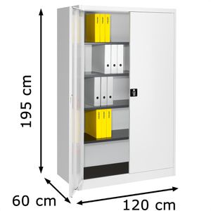 Produktbild für Aktenschrank Mauser entero BF6-12, aus Metall