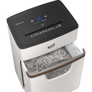 Produktbild für Aktenvernichter HP 2803 OneShred 15CC, weiß, mit Rollen