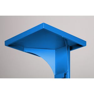 Produktbild für Aschenbecher VAR B32, 12184, enzianblau, Outdoor, mit Dach