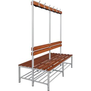 Produktbild für Umkleidebank Lüllmann 806120, Sitzfläche Holz, 160 cm