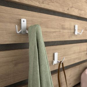 Produktbild für Garderobenhaken SO-TECH Jasmin, 108548, edelstahloptik matt