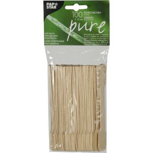 Produktbild für Rührstäbchen Papstar 81192 pure, Einweg