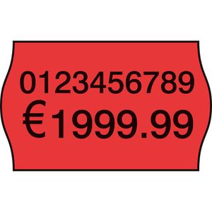 Preisetiketten Böttcher-AG rot, 26 x 16 mm