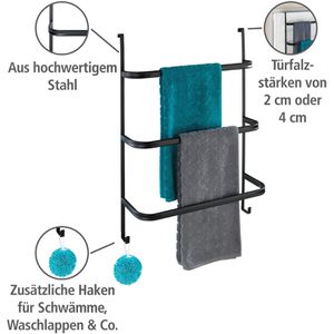 Produktbild für Handtuchhalter Wenko Irpinia 24026100, schwarz