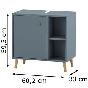 Produktbild für Waschbeckenunterschrank Schildmeyer Bjarne 153169, stehend