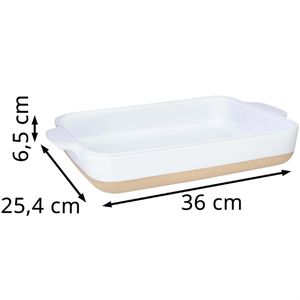 Produktbild für Auflaufform Lurch Terra Nova L 00230505, weiß/creme, Keramik