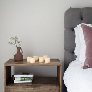 Produktbild für LED-Kerze lights4fun Echtwachs creme