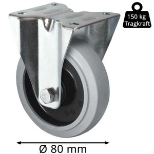 Produktbild für Schwerlastrolle CASCOO Serie R4E2, Bockrolle