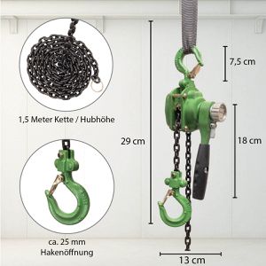 Produktbild für Kettenzug Trutzholm 73917, Hebelzug