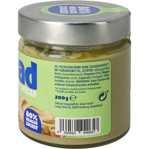 Produktbild für Nusscreme ahead No Added Sugar Spread, Crazy Pistachio