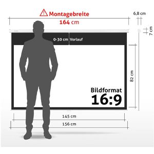 Produktbild für Beamer-Leinwand ESMART Professional MIROLO