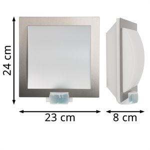Produktbild für Wandleuchte Steinel L 20 S, aus Edelstahl, für außen (IP44)