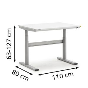 Produktbild für Arbeitstisch Treston TED811-49, elektrisch höhenverstellbar