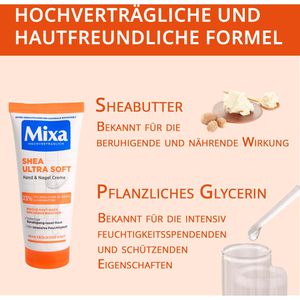 Produktbild für Handcreme Mixa Shea Ultra Soft Hand &amp; Nagel Creme