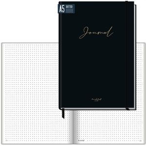 Notizbuch paper&you Journal Black Edition, schwarz, A5