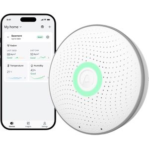 Luftmessgerät Airthings 291 Wave Radon, stationär, Bluetooth