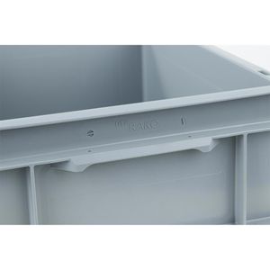 Produktbild für Eurobox Fetra 1309, grau, 12,6 Liter