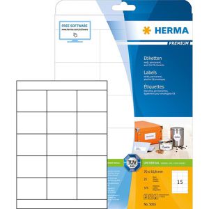 Produktbild für Universaletiketten Herma 5055 Premium, weiß