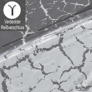 Produktbild für Bettwäsche Buymax Mercer, grau, Renforcé