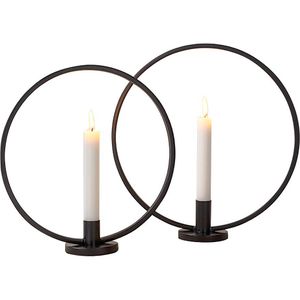 Kerzenständer Böttcher-AG Ring, schwarz