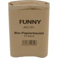 Müllbeutel Funny Bio-Papierbeutel, 10 Liter