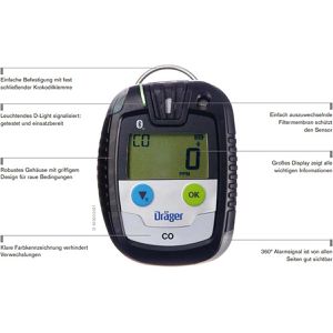 Produktbild für CO-Messgerät Dräger VN00884, Pac 6500 CO LC, mobil