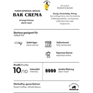 Produktbild für Kaffee Gorilla Espresso Bar Crema