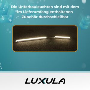 Produktbild für LED-Unterbauleuchte Luxula LX300242, neutralweiß
