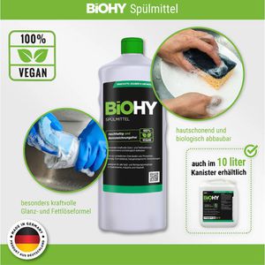 Produktbild für Spülmittel BiOHY Zitrone, mikroplastikfrei