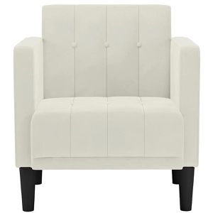 Produktbild für Loungesessel vidaXL 4100559, creme