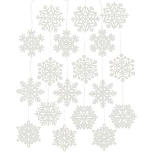 Weihnachtsbaumschmuck Frank-Flechtwaren 222110, weiß, 7 cm