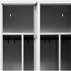 Produktbild für Spind G-Office WRD/3.18120, lichtgrau