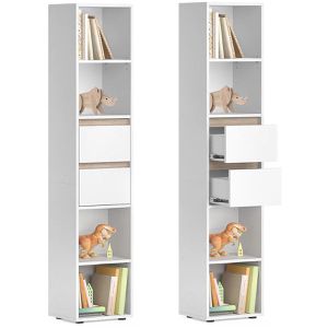 Produktbild für Bücherregal Vicco Robert, weiß