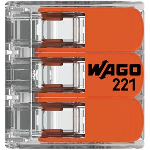 Produktbild für Verbindungsklemme Wago Compact, 221-613/995-008, 3 Leiter