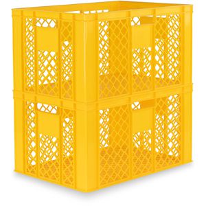 Produktbild für Eurobox Alpha-Paletten gelb, 61 Liter, lebensmittelecht