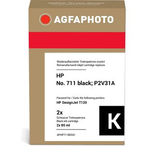 Produktbild für Tinte AgfaPhoto für HP 711, P2V31A, Doppelpack