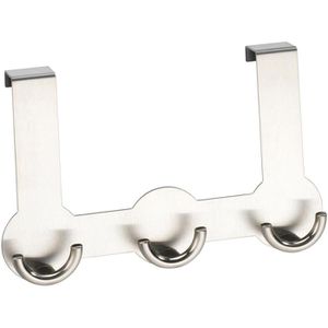 Produktbild für Türhaken Wenko Rondo, für Außenseite, mit 6 Haken, silber