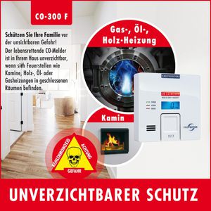Produktbild für CO-Melder Protector CO-300 F, mit Batterie