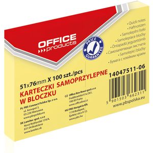 Haftnotizen Office-Products 14047511-06, gelb