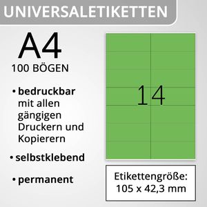 Produktbild für Universaletiketten Herma 4559, Special, grün