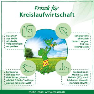 Produktbild für Waschmittel Frosch Granatapfel Bunt-Waschmittel