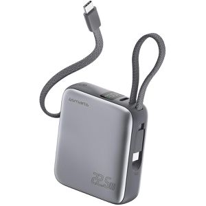 Produktbild für Powerbank 4smarts Pocket Dual Cord, 10000mAh