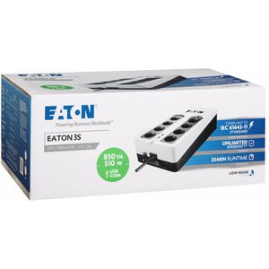 Produktbild für USV EATON 3S 850 DIN, 3S850D, 8 Ausgänge