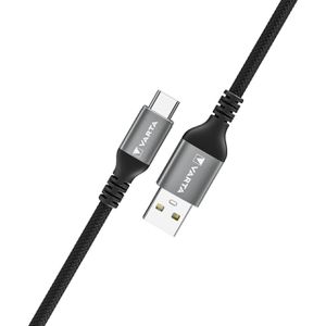 Produktbild für Ladekabel Varta Speed Charge &amp; Sync, schwarz, 2m