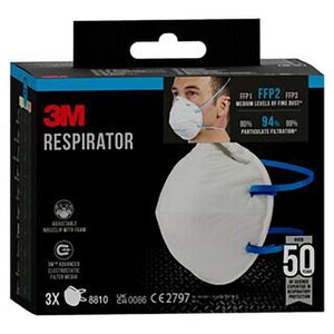 Produktbild für Atemschutzmaske 3M Partikelmaske 8810
