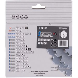 Produktbild für Kreissägeblatt Makita E-12136, EFFICUT