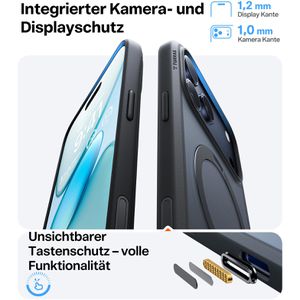 Produktbild für Handyhülle Torras Ostand Spin Series, MagSafe, schwarz
