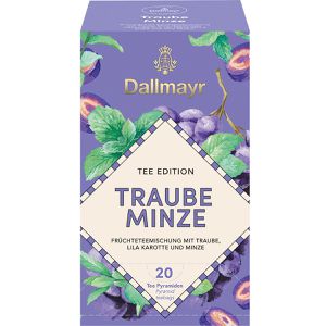 Tee Dallmayr Pyramiden Traube Minze